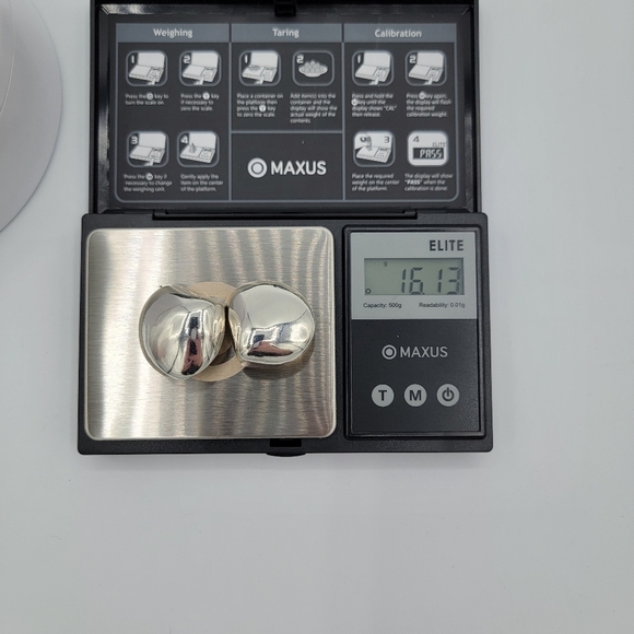 Tiffany & Co. Silver Earrings Clip On - Picture 11 of 16